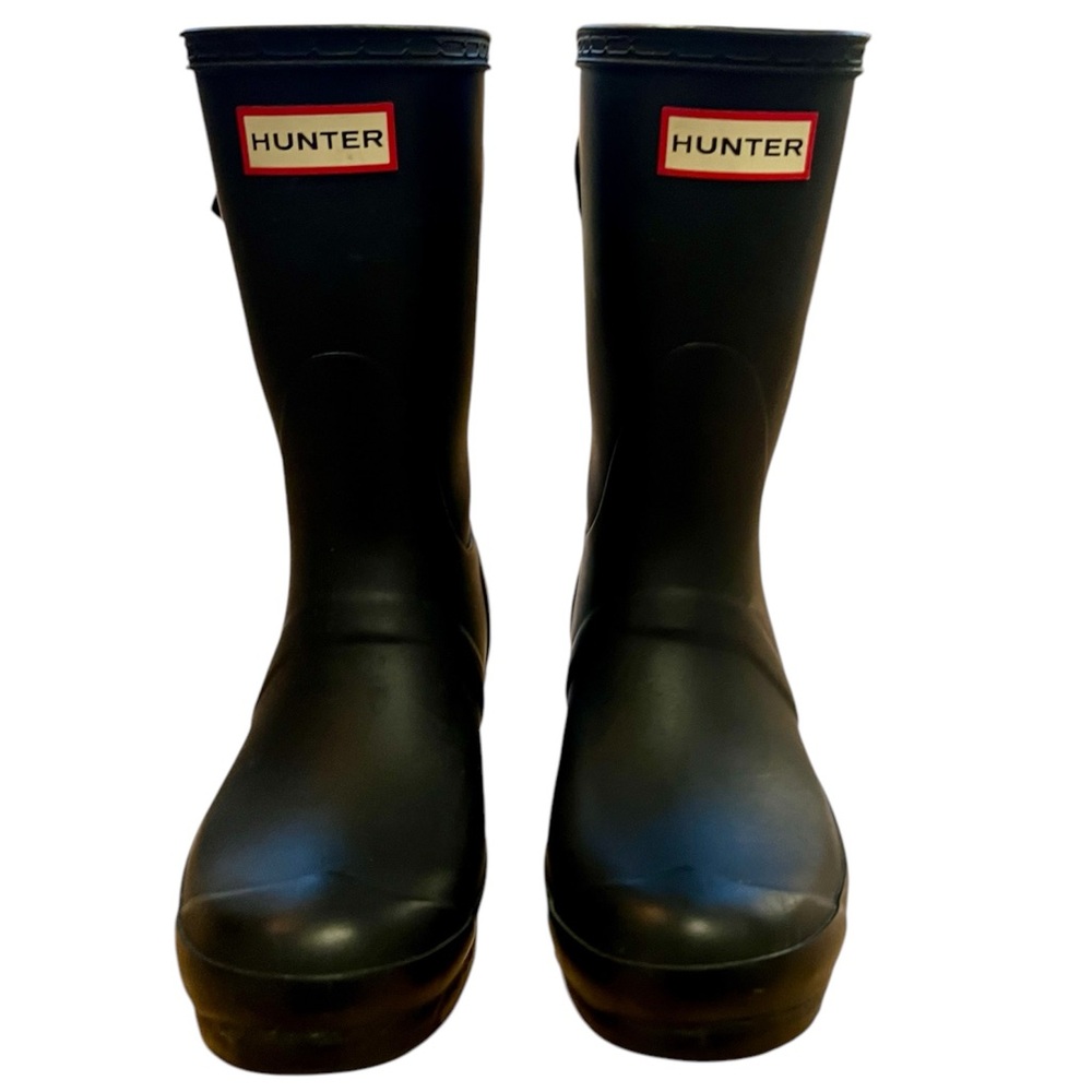 Hunter Women’s Original Short Adjustable Back Boots - Size 6, Black